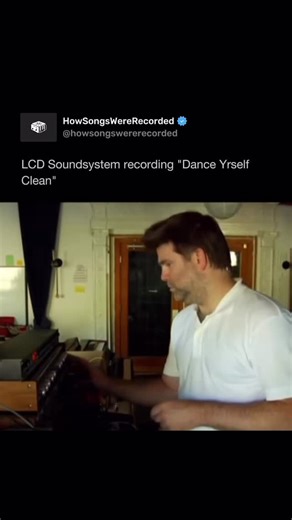 HowSongsWereRecorded on Instagram: "LCD Soundsystem in the studio recording their hit song, “Dance Yrself Clean,” in 2010 #lcdsoundsystem #music #studiosession #recording"
