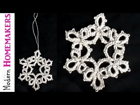 Tatted Snowflake Part 1