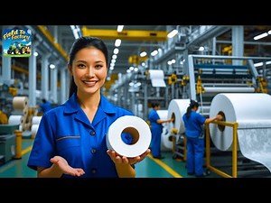 How Toilet Paper is Made - Discover the Factory Process Step-by-Step Behind Every Roll! Paper Proces