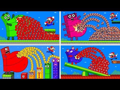 Mario helps All Biggest Blocks Maze Level Up (FULL EPISODES) | Game Animation