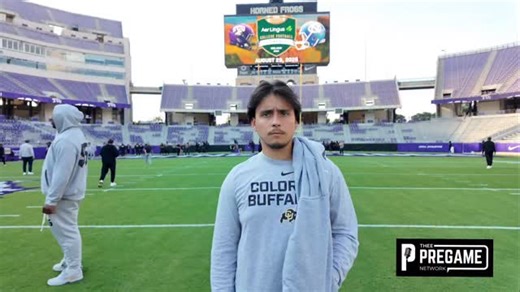 Alejandro Mata @alemata004 visits Amon G. Carter Stadium the eve of the Colorado vs TCU game . . . #TheePregameShow #GameTime #GameTimeApp #SkoBuffs | Thee Pregame Show