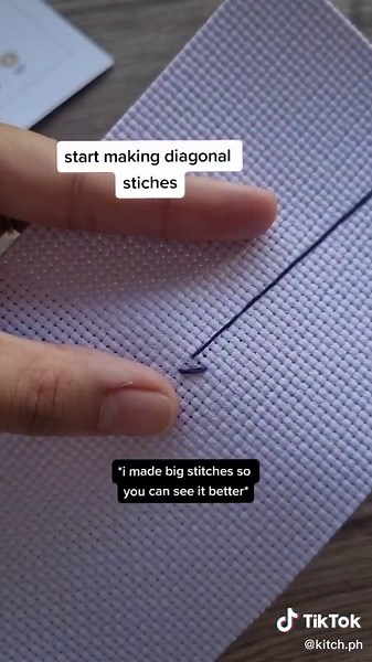 How to Start Cross Stitching in 30 Seconds | Cross Stitch Tutorial