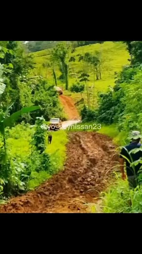 Nissan Pickup Truck Off-Road Adventure in the Mud