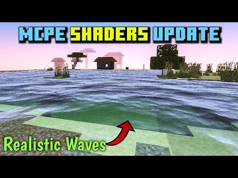 NEW SHADERS UPDATE | Realistic Water Waves in MCPE 1.21+ Deferred Shaders Update 🔥🔥