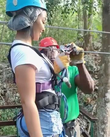 Shenseea Takes on Ziplining 😮‍🔥🌴