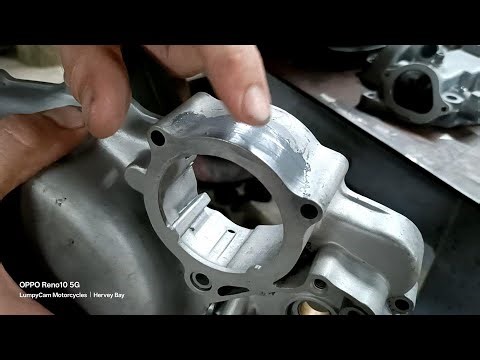 yamaha xt500 engine build progress #yamaha #yamahaxt500