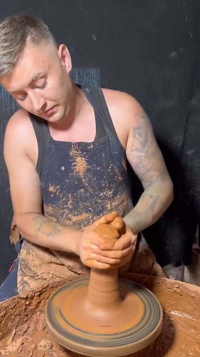 @vladik_oladik_2222 is a master at pottery and his TikTok account is the most popular pottery account on the platform. Pottery’s origins trace back to around 20,000 years ago, when early humans started fashioning clay into basic vessels for utilitarian purposes. The first known pottery pieces were made by hand using coil or pinch techniques. Over time, firing clay in open fires or simple kilns transformed it into durable pottery. This pivotal development marked the transition from nomadic lifest