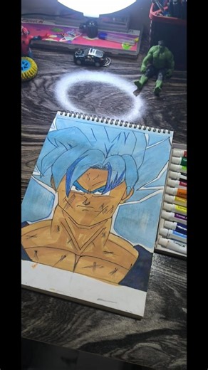 goku ssj blue 🤯 drawing #princenetamart#dragonball