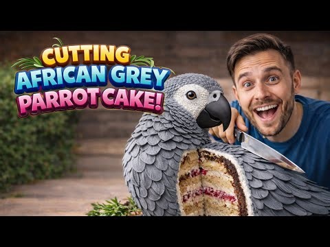 You’ll Regret Watching This… Parrot Cake Cutting 😨
