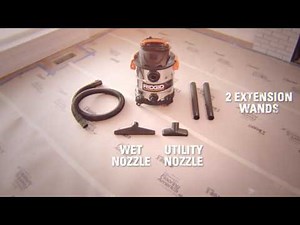 RIDGID WD1060 10 Gallon Stainless Wet Dry Vac
