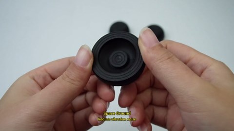 Isolation Feet Fit for Audio CD AMP HiFi Subwoofer, Aluminum Silicone Stand Foot Mat Fit for Speakers Subwoofers, 4PCS