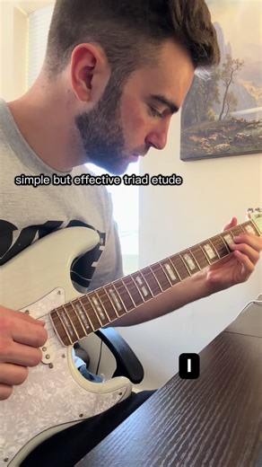 triad exercise i found useful #guitar #tutorial #musictheory #education #fender