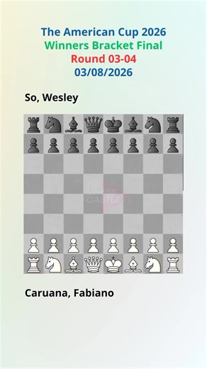 Caruana, Fabiano vs. So, Wesley | The American Cup 2026 | Winners Bracket Final | Round 03-03 | 03/08/2026 #Chess #TheAmericanCup2026