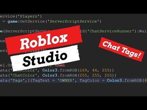 Advanced Guide to Chat Tags | Rainbow Tags!? - Roblox Studio