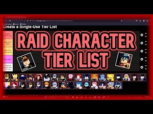 2025!! (BEST) Raid Character Tier List In Anime Dimensions