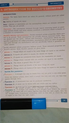 Introduction to Euclid's geometry#youtubeshorts#mathematics