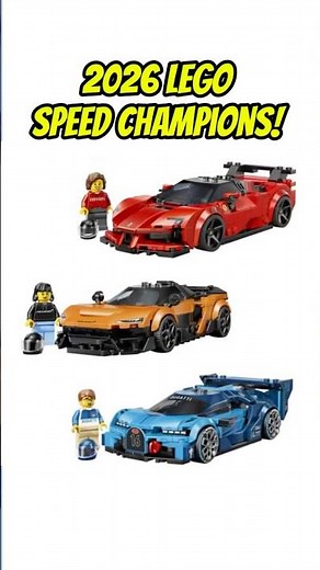 New LEGO speed champions super cars! 2026 LEGO sets #lego #legospeedchampions #cars #legoset