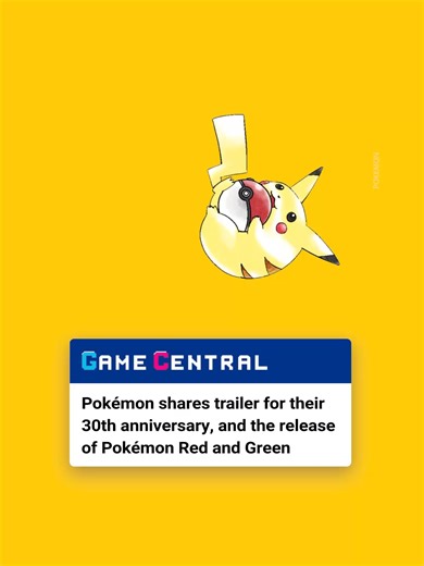 Pikachu Character Design Revealed Ahead of 30th Anniversary