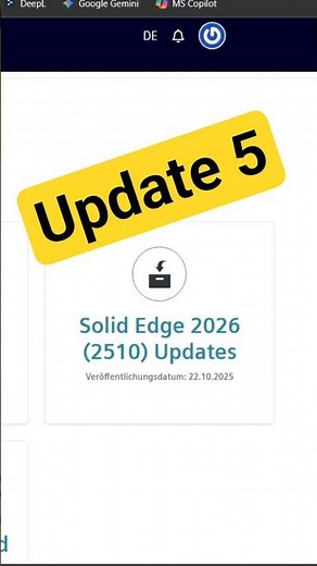 Solid Edge 2026 MP5 #outnow #update #cad #solidedge #siemens