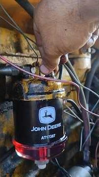 John Deere fuel filter replacement