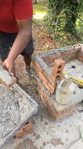 How to lay standing Bricks #diy #construction