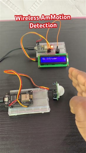 Wireless AmMotion Detection #arduino #electronics #technology