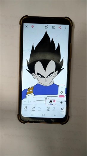 Satisfying Vegeta Art Process (Shorts)