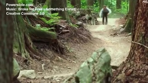 Neuer Trendsport: Mit Inline-Skates durch den Wald