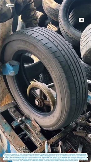 Fast and Safe Waste Tire Recycling with Specialized Equipment