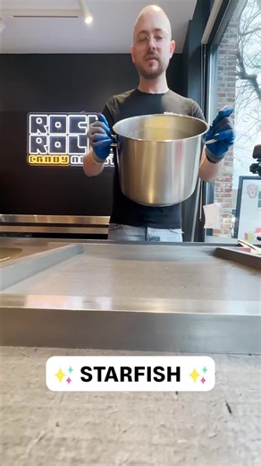 Starfish Candy ⭐️🍭#makecandy #candy #sugar