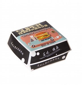 [Hot Item] Custom Paper Food Packing Takeaway Burger Box Packaging