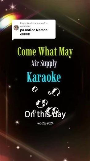 Karaoke Performance of 'On This Day' for Female Voices