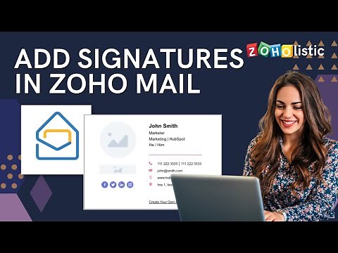 How to Add Signatures in Zoho Mail | Simple and Professional Email Look!