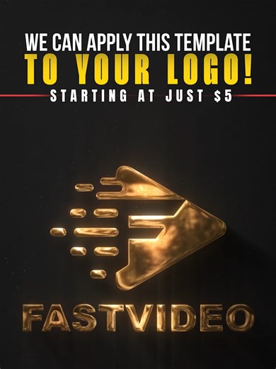 ✨Gold Logo Reveal – Metallic Luxury Brand Intro – E101 ✨ Gold Logo Reveal (E101) – metallic luxury brand intro! ✅ Just pick the intro & send your logo 📍 Order now: fastvideo.store #goldlogo #luxurylogo #fastvideo #logoreveal #videointro #luxurybrand
