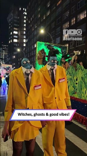 NYC Halloween Parade 2024 – Spooky Costumes & Epic Floats! 🎃👻|| Heartsome 💖