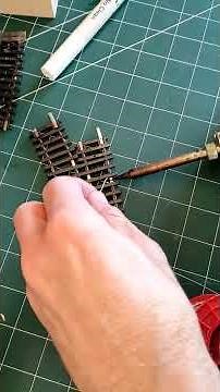 Soldering Track Dropper Wires