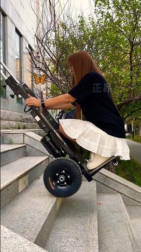 Electric Stair Climber Gadget | Amazing Stair Climbing Machine ⚡🪜 #Shorts