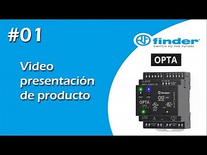 Presentación de producto Finder Opta - Arduino Opta