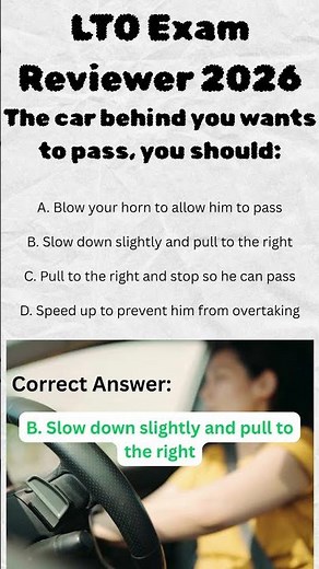 LTO Exam Reviewer 2026 #drivingtipsph #driverslicenseph #ltoexam #ltoreviewer