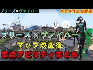 【VALORANT】【2026最新版】マップ改変後ブリーズ×ヴァイパー定点アビリティまとめ【ブリーズ】【ヴァイパー】