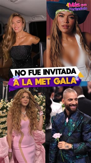 1.5M views · 39K reactions | Karol G no fue invitada a la Met Gala 2025. | Más que Farándula | Facebook