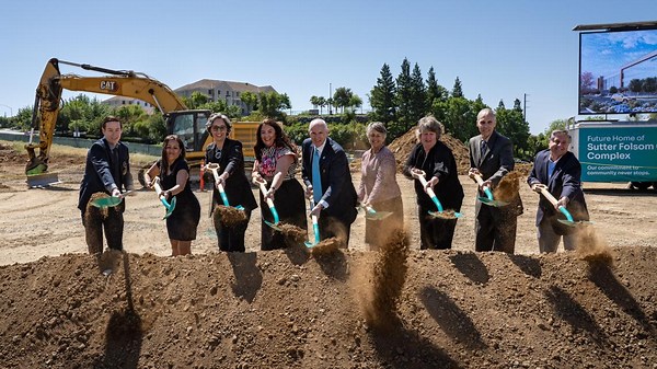 Folsom breaks ground on new Sutter Health complex to open in 2027