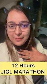 📣 12 Hours Marathon for JIGL - 60+ Pakka ✌️#csexampreparation #revision #exampreparation