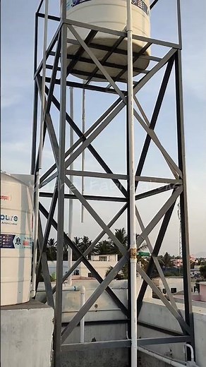 STANDS FOR WATER TANKS Construction| Metal Water tank stand #construction #architecturaldesign #home