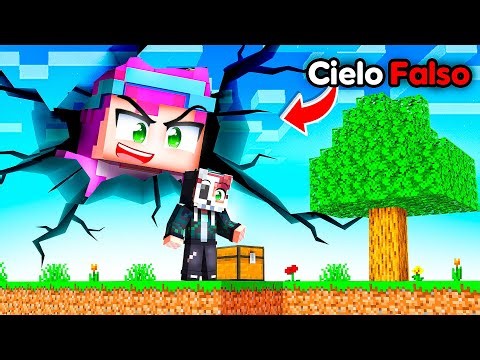 I Trolled My Friend with a FAKE SKY in Minecraft 😂😂 INVICTOR