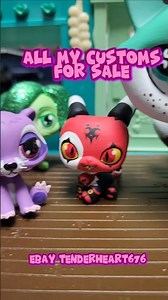 LPS Customs for Sale 💕 #artist #lps #littlestpetshops #art #smallbusiness #shop #lpscustom #furryart