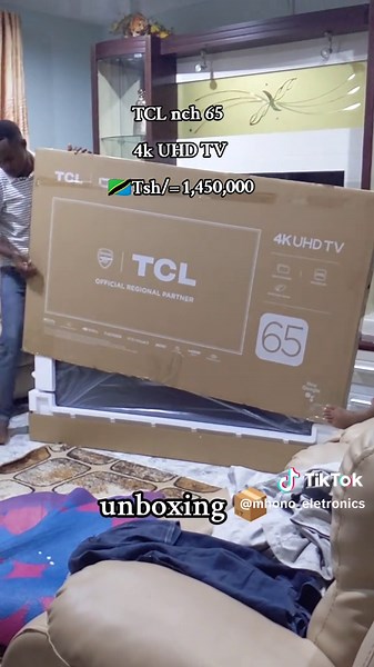 Unboxing TCL 65 Inch 4K UHD Smart TV