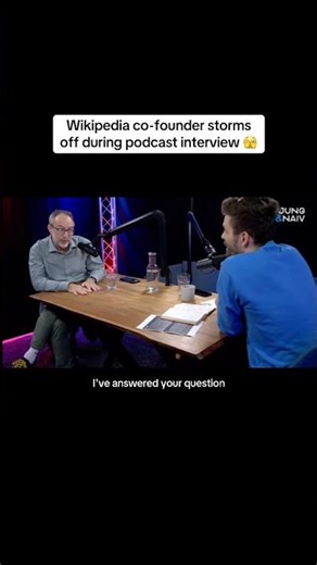 Even if things are going bad, you never want to storm off during your media interview 🫣