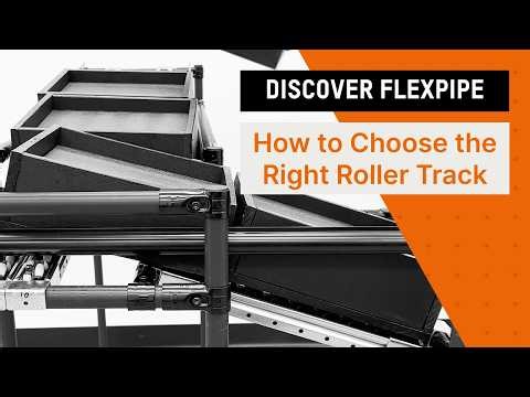 How to Choose the Right Roller Track for Your Flow Rack | R40 vs R85 Explained