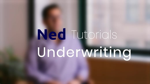 Ned Tutorials: Underwriting